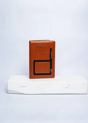 Hard Cover Notebook (Brown)