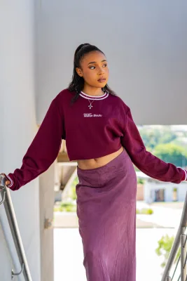 Sweater/Sweat Top (Burgundy)